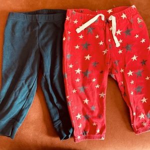 Two GAP/Primary light cotton pants